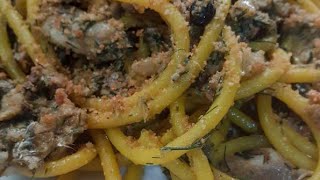 PASTA CON LE SARDE  RICETTA PALERMITANA [upl. by Anirdua]