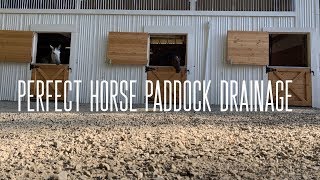 How to Have Perfect Horse Paddock Drainage [upl. by Ireland]