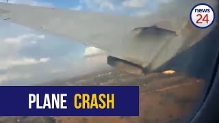 WATCH Dramatic footage apparently shows moment of Wonderboom plane crash [upl. by Icrad]