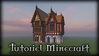 FR Tutoriel Minecraft  Maison médiévale [upl. by Aicilf]