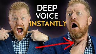 How To Get a DEEP Voice INSTANTLY  quotSee The Changequot [upl. by Asset812]