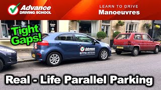 RealLife Parallel Parking  Learn to drive Manoeuvres [upl. by Hsenid]