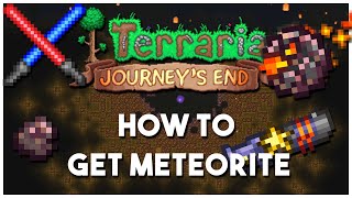 How to get Meteorite in Terraria 14 BEST GUIDE Beginners Guide [upl. by Chandal]