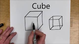 How to Draw 3D Shapes [upl. by Mariejeanne]