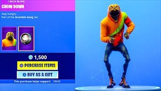 NEW DOG SKIN quotDoggoquot Item Shop Showcase Fortnite Battle Royale [upl. by Bolt]