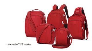 Pacsafe Metrosafe™ LS200 antitheft shoulder bag video [upl. by Itida158]