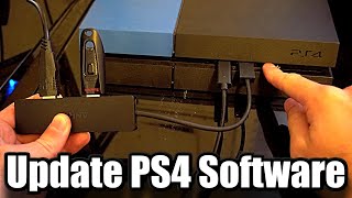 How to UPDATE PS4 SYSTEM SOFTWARE using a USB Flash Drive Best Method [upl. by Kalli288]