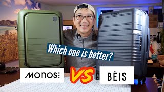 Which is better Monos Vs Beis CarryOn Luggage [upl. by Lange]