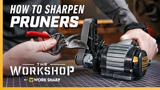 How to Sharpen Pruners [upl. by Tnerb]