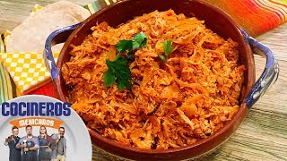 Receta Tinga de pollo  Cocineros Mexicanos [upl. by Aralomo844]