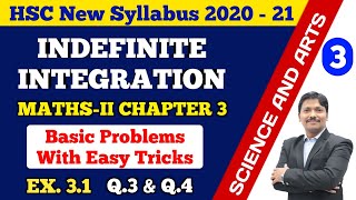 Indefinite Integration Part 3 Ex31 Easy Tricks 12th New Syllabus 202021 Maharashtra  Dinesh Sir [upl. by Lionello656]