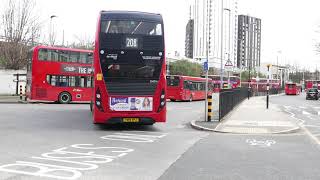 Londons Buses in Lewisham on 8th March 2020 [upl. by Klapp]