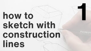 How to sketch with construction lines  part 1 [upl. by Combe]