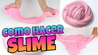 DIY  Como Hacer SLIME  FÁCIL Y SIN BÓRAX  NatyGloss [upl. by Nirrac]