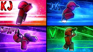 I Added EVERY KJ UNLIMITED FLEXWORKS in ROBLOX The Strongest Battlegrounds [upl. by Graham]