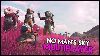 No Mans Sky Multiplayer Update  4 Person Coop No Mans Sky NEXT Multiplayer Gameplay Part 1 [upl. by Erlandson]