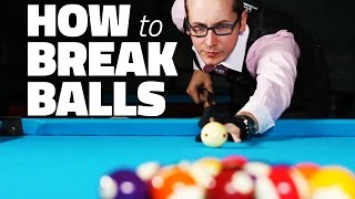 Billiards Tutorial How to Break 8 Ball in Pool [upl. by Pogah]