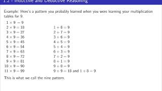 Problem Solving  Inductive and Deductive Reasoning [upl. by Aimahs114]