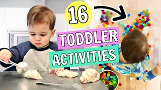 16 Toddler Activities You Can Do at Home  12 year olds [upl. by Orman]