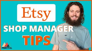 Etsy Tips for Beginners 2021 How to Navigate Etsy Shop Manager Dashboard [upl. by Udell]