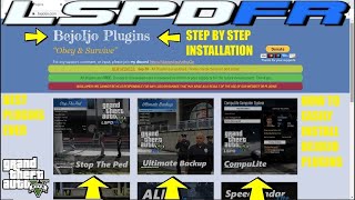 How To Easily Install StopThePed Ultimate Backup amp Compulite Bejoijo Plugins Updated GTA 5 LSPDFR [upl. by Eicnahc]