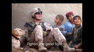 Brantley Gilbert  One Hell of an Amen with lyrics Military tribute [upl. by Ymrej393]