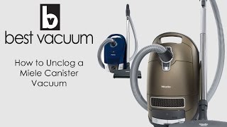 How to Unclog A Miele Canister Vacuum [upl. by Janot]