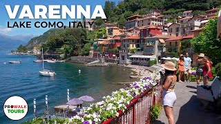 Varenna Walking Tour  Lake Como Italy  4K with Captions [upl. by Blayne]