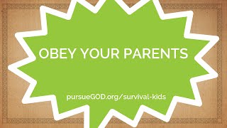 Kids Survival Tip 2  Obey your Parents [upl. by Nannerb]