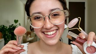 ASMR Friend Pampers You ⛅ Tingly Spa amp Makeup Layered Sounds [upl. by Yecam]