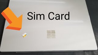 Microsoft Surface Pro How to insert and remove SIM Card [upl. by Andromada]