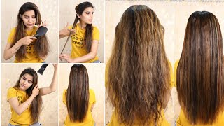 How To  Keratin Treatment At Home For Straight Smooth Shiny Hair  Super Style Tips [upl. by Assiren]