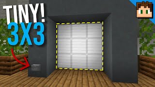 The BEST 3x3 PISTON DOOR Minecraft Bedrock 120 Tutorial [upl. by Ayahc]