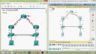 4334 Lab  Configure HSRP [upl. by Auqenehs]