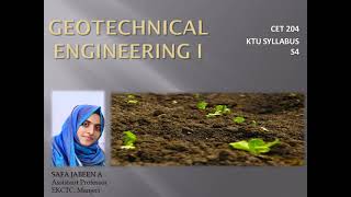 Geotechnical Engineering IKTU SyllabusModule 1 Chapter 11Introduction [upl. by Brunhild965]