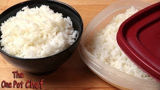 Quick Tips Freezing and Reheating Cooked Rice  One Pot Chef [upl. by Drolyag50]