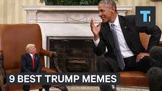 9 Best Memes From Trumps First 100 Days In Office [upl. by Yaresed]