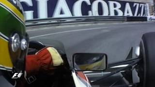 F1 Classic Onboard Senna On The Charge At The 1990 Monaco Grand Prix [upl. by Eatnoed]