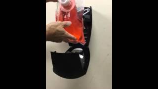 Foaming Hand Soap and Sanitizer Dispenser Instructions 0316 [upl. by Atnim]