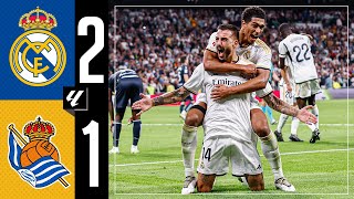 Real Madrid 21 Real Sociedad  HIGHLIGHTS  LaLiga 202324 [upl. by Agostino]