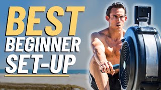 The PERFECT Beginners Rowing Workout BETTER Setup [upl. by Correna]