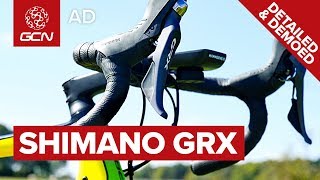 Shimano GRX Detailed amp Demoed  The First Gravel Specific Groupset [upl. by Tymon]