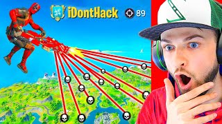 AIMBOT HACKER in Fortnite is INSANE CRAZY HACKS [upl. by Reiss]