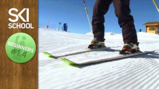 How to Snow Plough Turn  Beginner Ski Lesson 14 [upl. by Akemot]