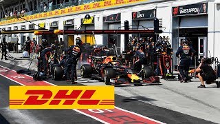 DHL Fastest Pit Stop Award New F1 Pit Stop World Record Red Bull RacingMax Verstappen [upl. by Zemaj321]