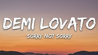 Demi Lovato  Sorry Not Sorry Lyrics [upl. by Alul557]