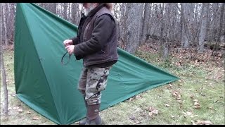 Make A Tent With Floor From A Tarp [upl. by Nyla854]