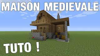 MINECRAFT  Comment faire une MAISON MÉDIÉVALE ps4 [upl. by Janine]