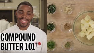 How to Make Compound Butter  Food Network [upl. by Nerraf787]