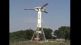 VAWT 200kW Vertical Wind Turbine Installation [upl. by Raff]